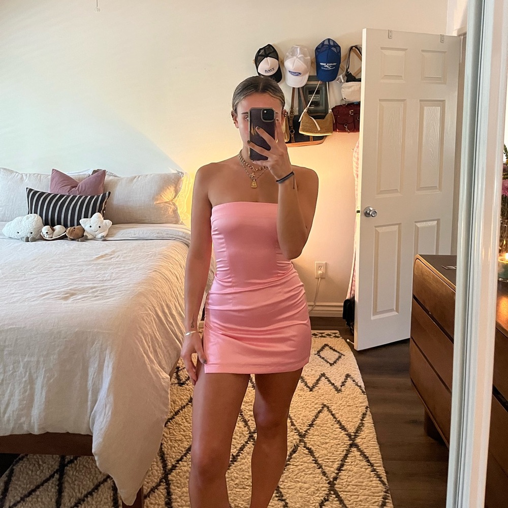 mini pink dress